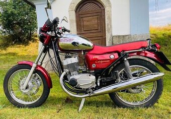 Jawa 350 s TP ČR, Californian 5, červená metalíza