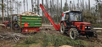 Štípané palivové dřevo mobilní štípání