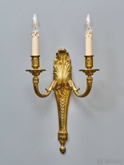 Novoklasicistní nástěnné lampa v 42 cm