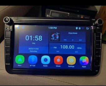 8 palcové ANDROID RADIO pro VW SKODA SEAT