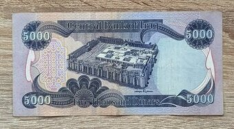 Bankovka 5.000 dinárů Irák, 2 ks