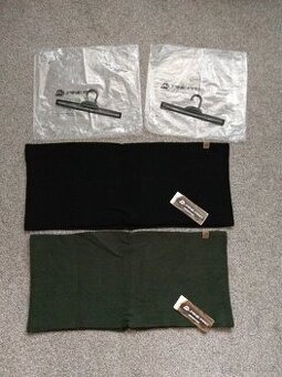 Nové unisex kruhové šály ALPINE PRO - černá, tmavě zelená - 1