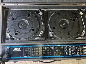 Cloud DiscoMaster 500 - dvojitý gramofon  - vintage DJ set