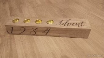 Adventní dubivý svícen nový