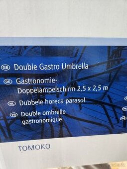 Dvojitý gastro slunečník