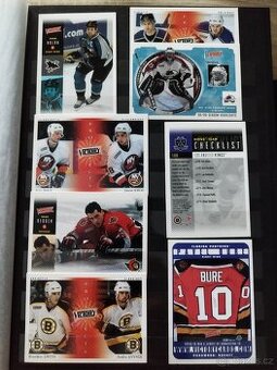 Hokejové kartičky Victory a MVP