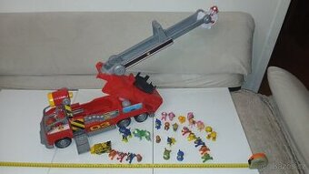 Tlapková patrola - Velké hasičské auto s efekty a figurky dl