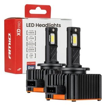 LED výbojky D3S CAN-BUS, bílé 6500K | 14424 LM, 2 ks