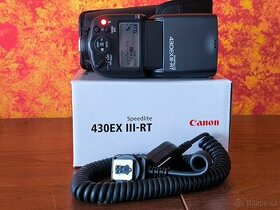 Canon SpeedLite 430EX III - RT+ propojovací kabel