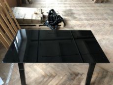 Skleněný rozkládací stůl - 160-235 x 90 x 75 cm