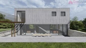 Stavební pozemek 1411 m2 v obci Tichá s projektem