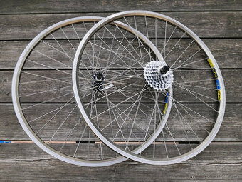 Zapletená kola Shimano LX M560 / Mavic 217 SUP MTB retro