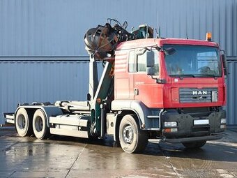 MAN TGA 28.440, 6X2-2 BL, HYDRAULICKÁ RUKA OSTROJ 105 S DRA