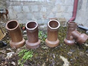 Kanalizační kameninové koleno - 4x