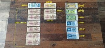 Bankovky a státovky 1953-1993