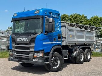 Scania G 450 6x4 třístranný sklápěč Bordmatic