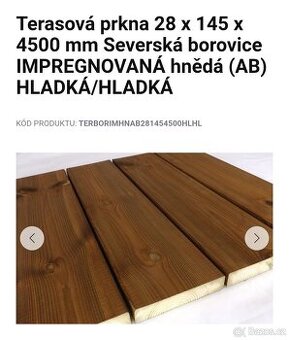 Terasová prkna Severská borovice - 1
