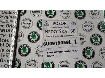 tištěný spoj Škoda Felicia 1.3 karburátor hodiny -1297 6U091