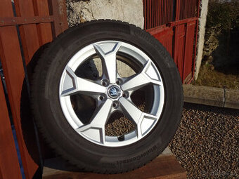 Kodiaq + Tiguan - zánovní zimní alu kola 17" 5x112 ET38