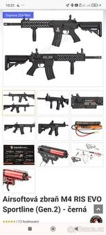 M4 A1 RIS Evo Sportline AIRSOFT