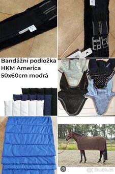 Drezurní podbřišník W, podložky, čabraky, deka síťová 165