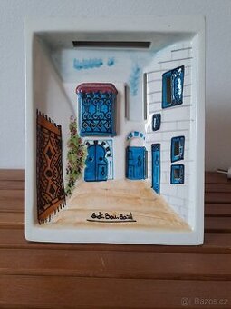 SVÍTÍCÍ OZDOBNÝ KACHEL NA STĚNU NEBO POLIČKU