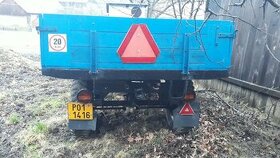 Valník klikou sklápěcí, 3.5 t, SPZ s STK do 2024