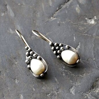 perličkové náušnice