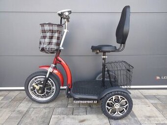 Elektrická tříkolka pro seniory 800 W, baterie 20 AH