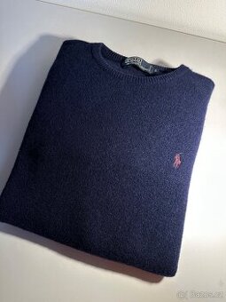 Polo Ralph Lauren modrý svetr velikost L