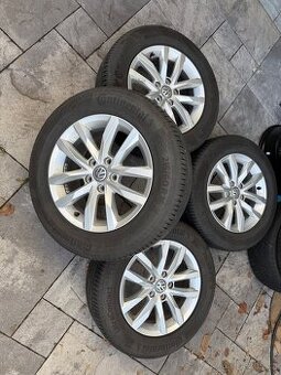Originální alu kola 5x112 16” Vw Passat B8,215/69R16 Conti