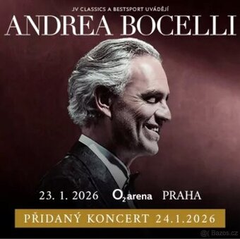 Andrea Bocelli in Concert - VIP klubové patro O2 arena