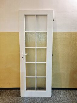 Dveře pokojové vnitřní prosklené 70cm levé