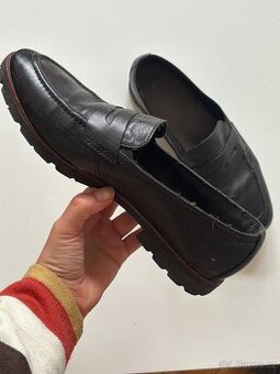 Černé mokasíny - vel 39