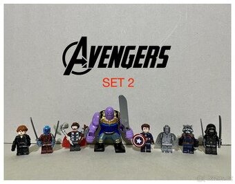 Figúrky Superhrdinovia (8ks) typ lego 2 - nové