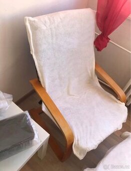 Křeslo s podnožkou Poang