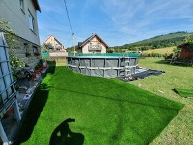 Prodám umělý trávník, travní koberec. ZELENÝ UŽ NENÍ