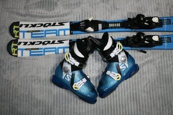 lyže Stockli RT 100 cm , lyžaky salomon