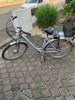 Prodám městské el kolo dámské zn. 4freetime, 2 roky baterka