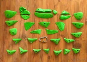 Nové lezecké chyty THEREX Blouder Set - 30 kusů