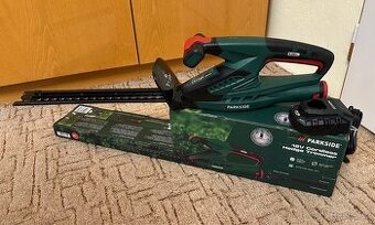 Sada: Parkside Aku nůžky na živý plot |+baterie, nabíječka