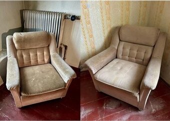 Dvě stejná křesla za odvoz (mám více nábytku)