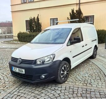 VW Caddy MAXI (long) TDI, 2x šoupačky, tažné, klima