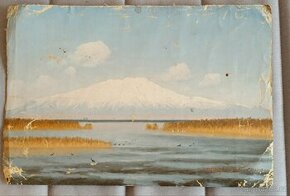 Obraz s mexickym motivem - H. Baghdasarian 1913