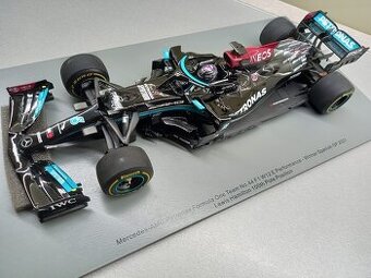 F1 MERCEDES W12 HAMILTON VÍTĚZ GP ŠPANĚLSKA 2021 SPARK 1:18