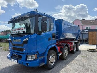 Scania G 500 XT 8x4 sklápěč Thermokorba