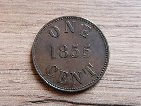 Kanada koloniální mince 1855 kolonie Prince Edward Island - 1