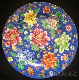 Čínský ručně malovaný talíř - 1