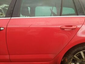 Levé zadní dveře Škoda Octavia 3 červena corrida kombi