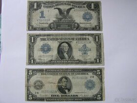 VZÁCNE USA DOLÁRE-SILVER CERTIFICATE_VELKÉ